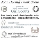Eflyer for jewelry event at Girl Scouts of Middle Tennessee